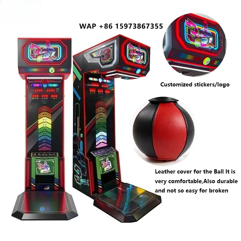 Arcade Games & Vending Llc Photos - เครื่องจำลองการชกมวยอิเล็กทรอนิกส์ แชมป์มวยสากล บิ๊กพันช์ คิกบ็อกซิ่ง สำหรับศูนย์เกมเชิงพาณิชย์