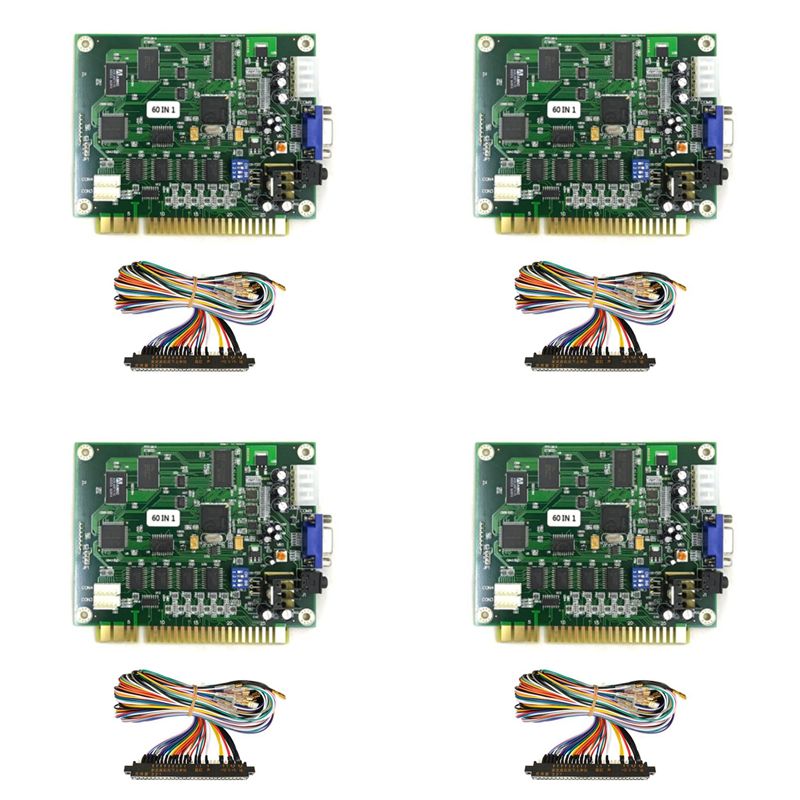 X64A-4X 60 ใน 1 มัลติเคด PCB บ - Usb Game Board Jamma บทวิจารณ์และราคา